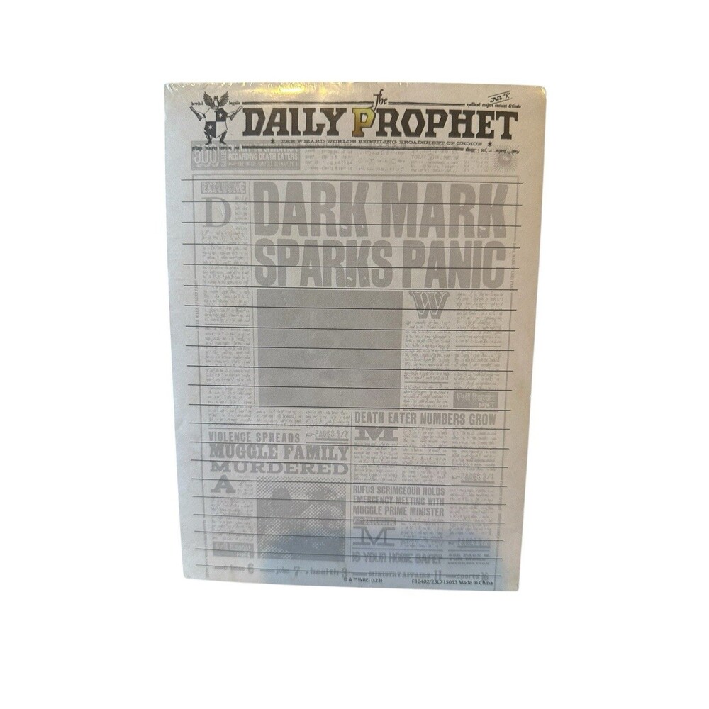 HARRY POTTER The Daily Prophet Notepad 100 Sheets NEW Sealed Wizarding World